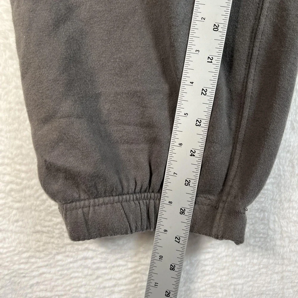 Aeropostale Sweatpants Teens‎ Medium Gray Fleece Cargo Joggers Elastic Waist